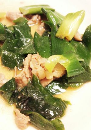 下仁田ネギの豚肉炒め-レシピのメイン写真