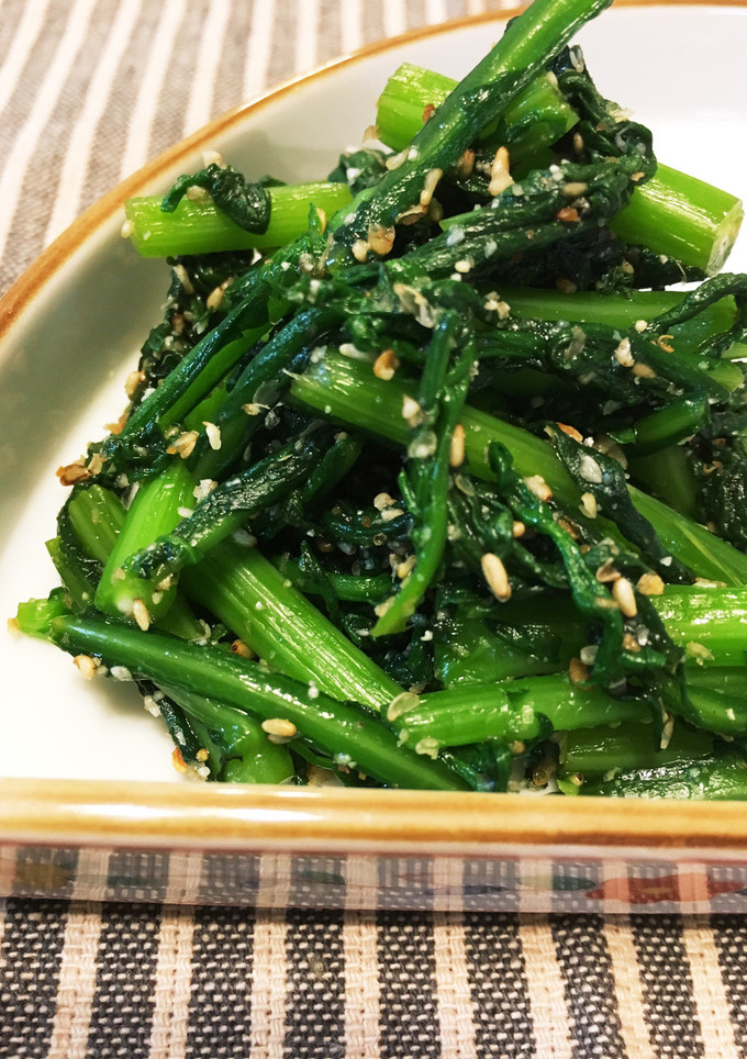 簡単＊春菊のごま和え-レシピのメイン写真