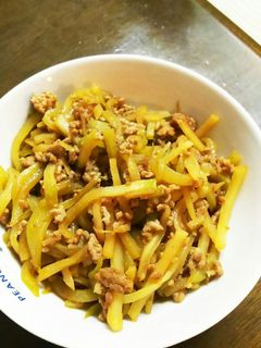 ハヤトウリの挽き肉炒め-レシピのメイン写真