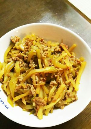 ハヤトウリの挽き肉炒め-レシピのメイン写真