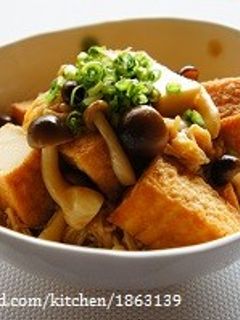 厚揚げときのこの南蛮煮-レシピのメイン写真