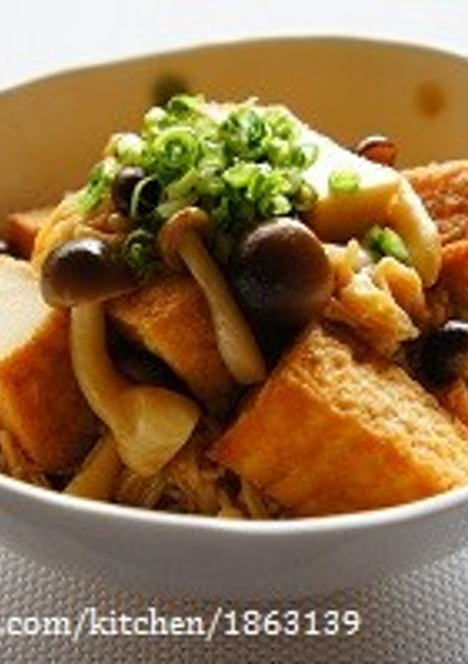 厚揚げときのこの南蛮煮-レシピのメイン写真