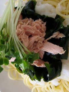 ツナおろしの冷製パスタ-レシピのメイン写真