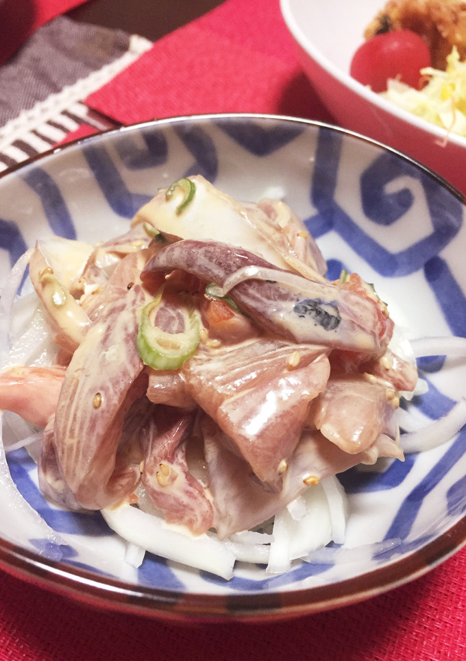 お刺身のマヨ和え-レシピのメイン写真