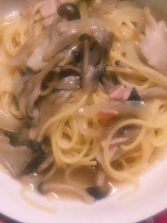 簡単♪きのこたっぷり♪スープパスタ-レシピのメイン写真