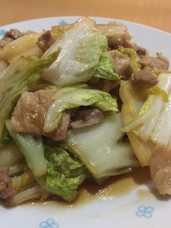 早くて簡単!豚肉と白菜のオイスター炒め♪-レシピのメイン写真