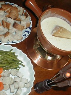 まるでペンションの朝☆チーズフォンデュ-レシピのメイン写真