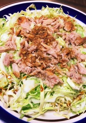 レンジで簡単♩キャベツ蒸し生姜醤油-レシピのメイン写真