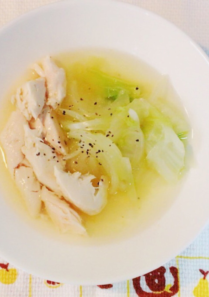低脂質でしっとり！ささみと野菜のスープ煮-レシピのメイン写真
