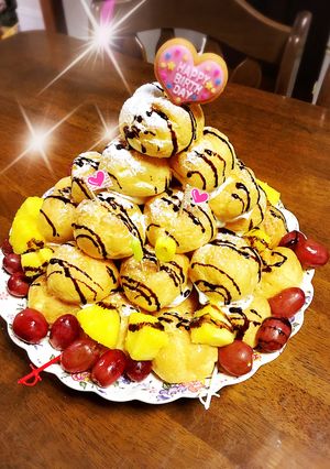 シューアイスタワーのバースデーケーキ-レシピのメイン写真