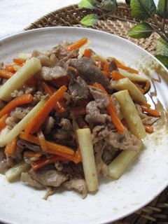 豚肉と長芋の中華炒め-レシピのメイン写真