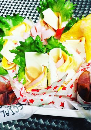 簡単まきまきロール弁当-レシピのメイン写真
