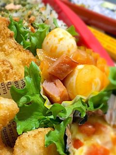 お弁当にうずら卵とベーコンのケチャップ煮-レシピのメイン写真