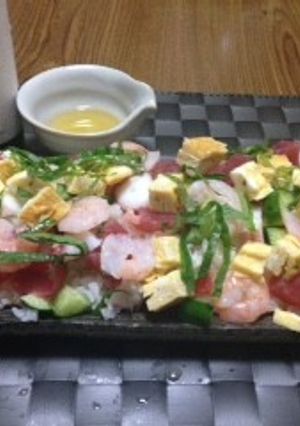 のせるだけ！さっぱり簡単バラ寿司-レシピのメイン写真