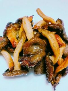 ひらたけのニンニクバター炒め-レシピのメイン写真