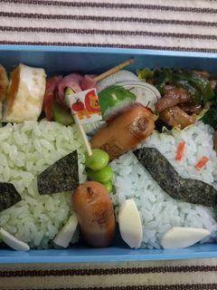 簡単キャラ弁☆ジュウオウジャー☆-レシピのメイン写真