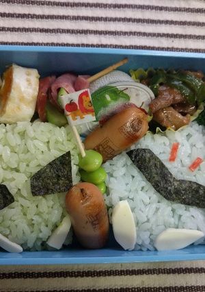 簡単キャラ弁☆ジュウオウジャー☆-レシピのメイン写真
