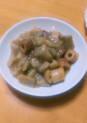 里芋とちくわ（もしくは牛肉）の煮物-レシピのメイン写真