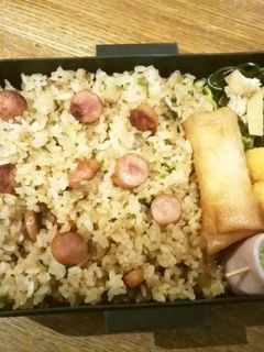 ネギとソーセージの焼き飯-レシピのメイン写真