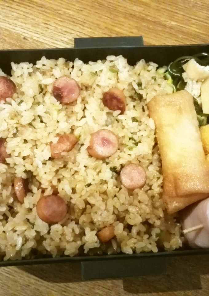 ネギとソーセージの焼き飯-レシピのメイン写真