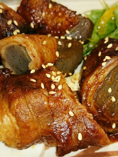 *ご飯が進む♪蒟蒻の肉巻き田楽*-レシピのメイン写真