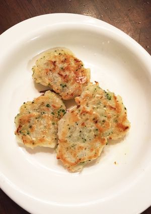 離乳食＊大根おろしでしらすおやき-レシピのメイン写真