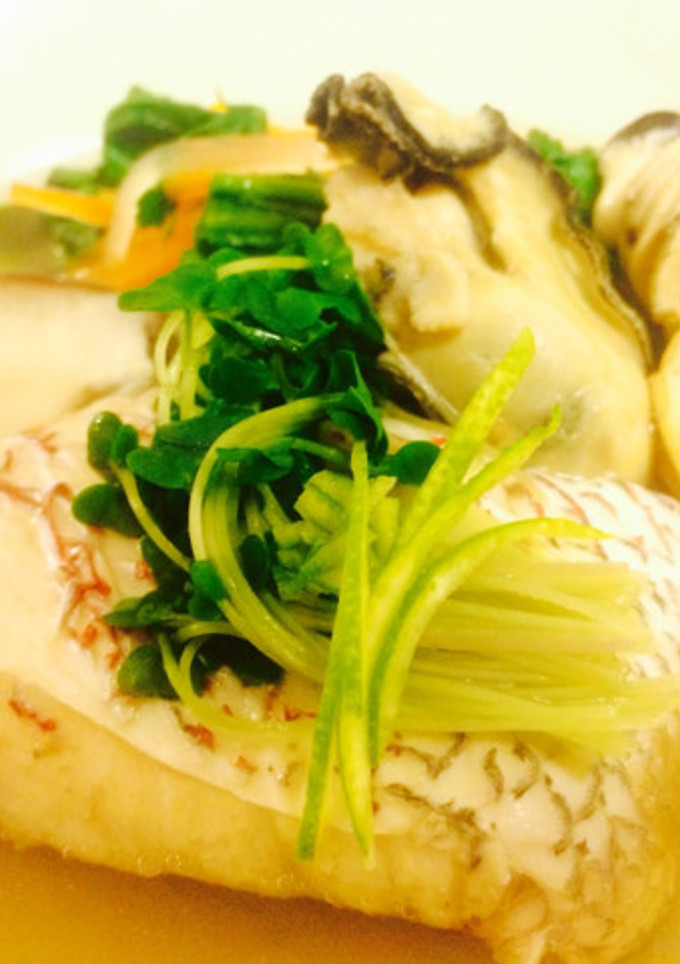 無添加★野菜と鯛と牡蠣で簡単旨味スープ鍋-レシピのメイン写真