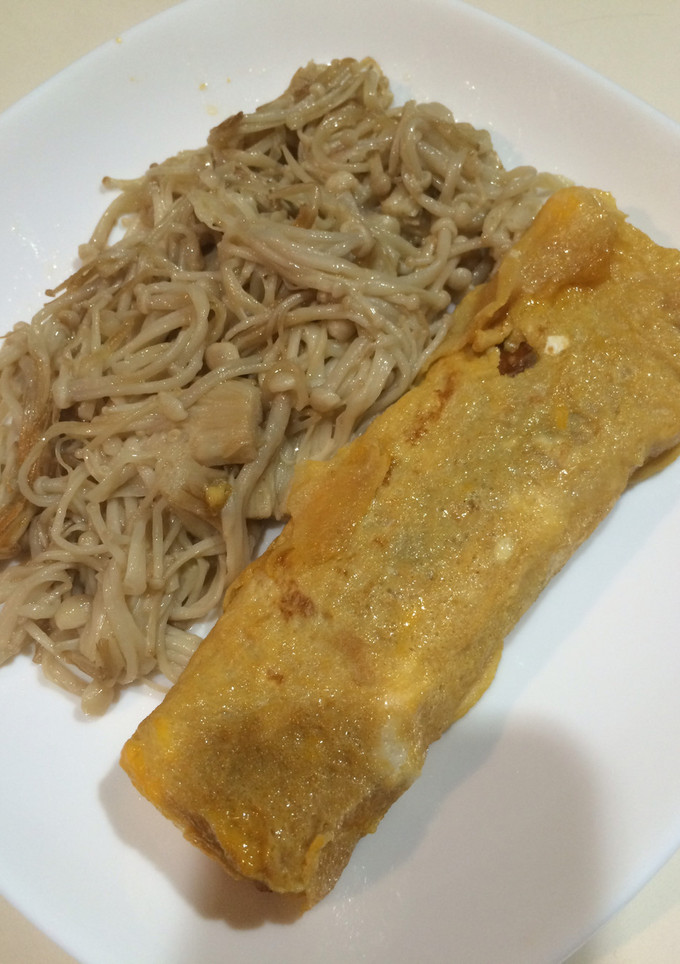 えのきのバターソテーと卵焼き-レシピのメイン写真