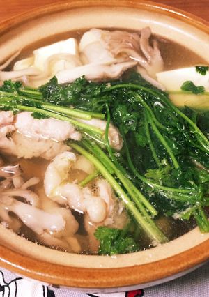 簡単。香るパクチー鍋-レシピのメイン写真