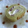 スフレ風 抹茶ロールケーキ