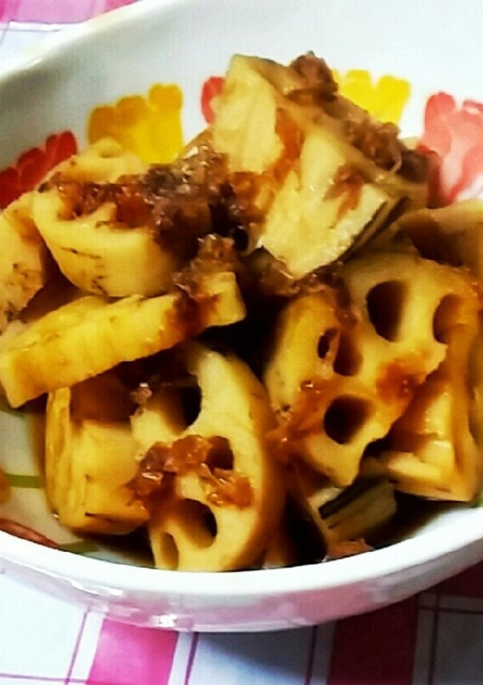 簡単♪れんこんの土佐煮-レシピのメイン写真