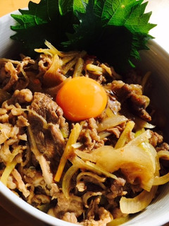 男飯☆生姜牛丼-レシピのメイン写真