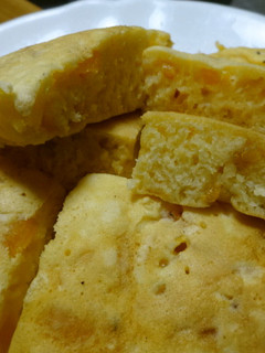 柿入りホットケーキ-レシピのメイン写真