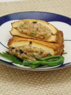 厚揚げのひき肉はさみ焼き-レシピのメイン写真