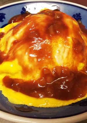 ドライカレーでオムライス！-レシピのメイン写真