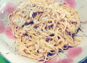 ワンポッド☆シーチキンクリームパスタ-レシピのメイン写真