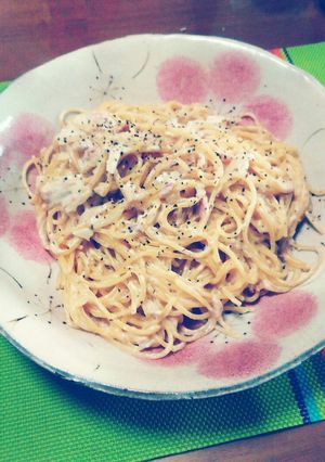 ワンポッド☆シーチキンクリームパスタ-レシピのメイン写真
