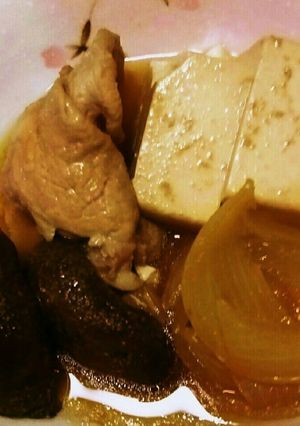 めんつゆだけで美味しい❗甘くない肉豆腐❗-レシピのメイン写真
