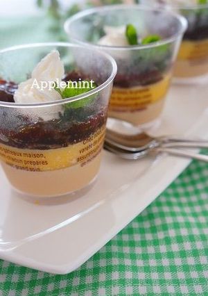 三つの味が楽しめる大人の秋色プリン-レシピのメイン写真
