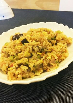 茄子とベーコンのうまソース炒飯-レシピのメイン写真