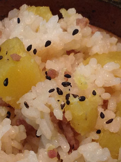 お芋とそぼろの秋ごはん-レシピのメイン写真