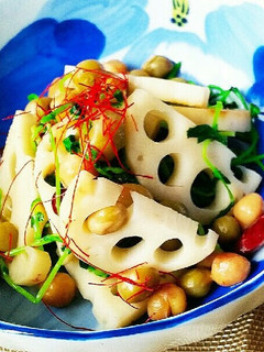✨レンコンと豆、豆苗の炒め✨-レシピのメイン写真