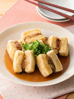豆腐とひき肉のはさみ揚げ焼き-レシピのメイン写真