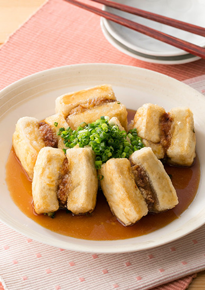 豆腐とひき肉のはさみ揚げ焼き-レシピのメイン写真
