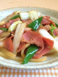 白菜とベーコンのバターぽん酢炒め-レシピのメイン写真