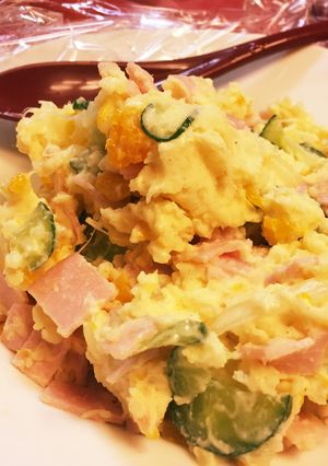 子供が喜ぶみかん入ポテトサラダ-レシピのメイン写真