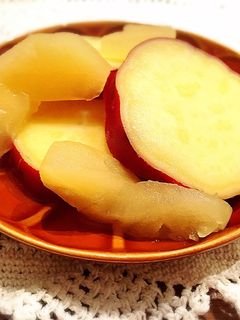 薩摩芋と林檎のマンジーカラマンシー果汁煮-レシピのメイン写真