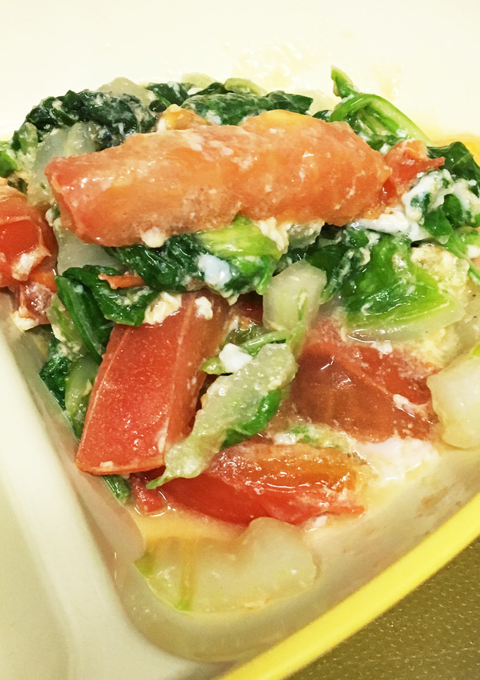 白菜トマトの卵とじ-レシピのメイン写真