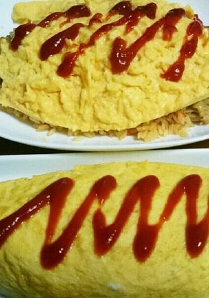 オムライス!包むか!かぶせるか!-レシピのメイン写真