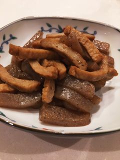 10分で!こんにゃくとじゃこ天の炒め煮-レシピのメイン写真